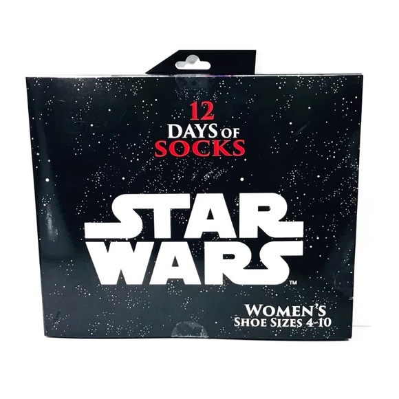 NEW Star Wars 12 Days Of Socks Advent Women’s - Picture 1 of 5